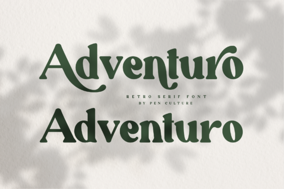 Adventuro: A Serif Font That Anchors Editorial Mood