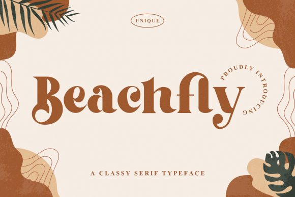 Beachfly: A Serif Font That Delivers Joy in Every Headline