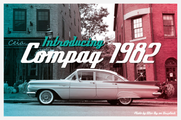 Compaq 1980: A Retro Script Font That Makes Your Brand Feel Warm & Real