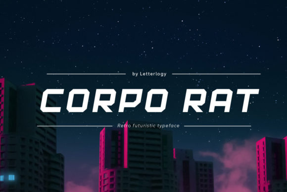 Corpo Rat: A Retro-Futuristic Typeface for Bold Digital Branding
