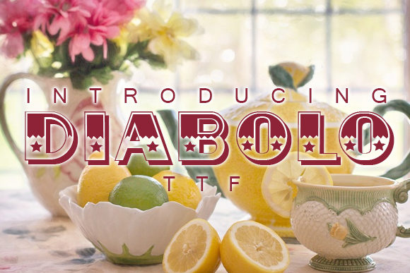 Diabolo: A Decorative Font That Commands Attention