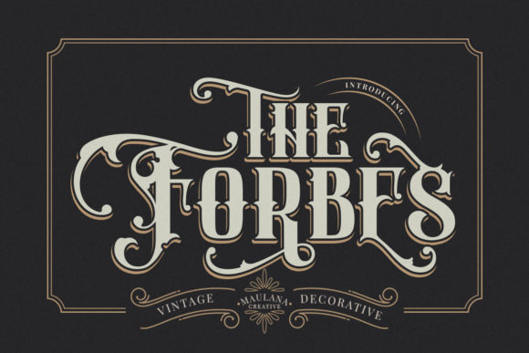 Forbes: A Retro Serif Font That Elevates Vintage Branding