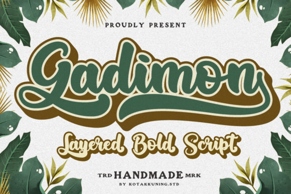 Gadimon: A Bold Handwritten Font for Crafters & Sellers