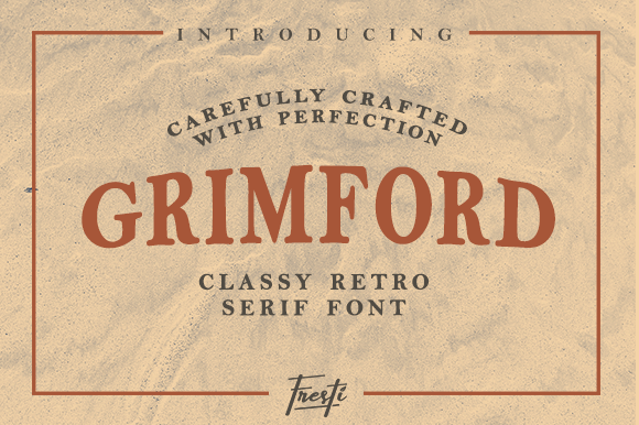 Grimford: A Classy Serif Font for Small Business Branding