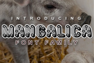 Mangalica: A Bold, Rustic Display Font That Demands Attention