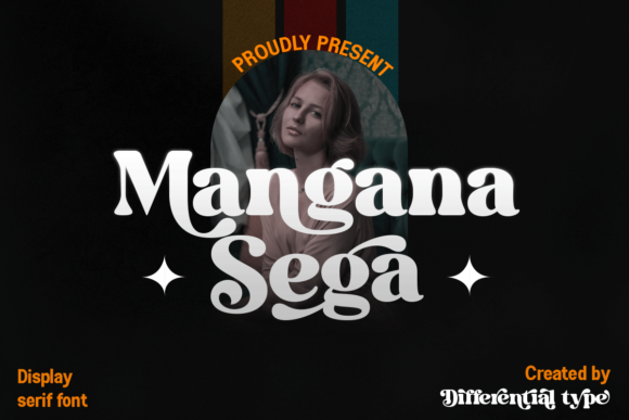 Mangana Sega: A Bold Retro Serif for Standout Branding