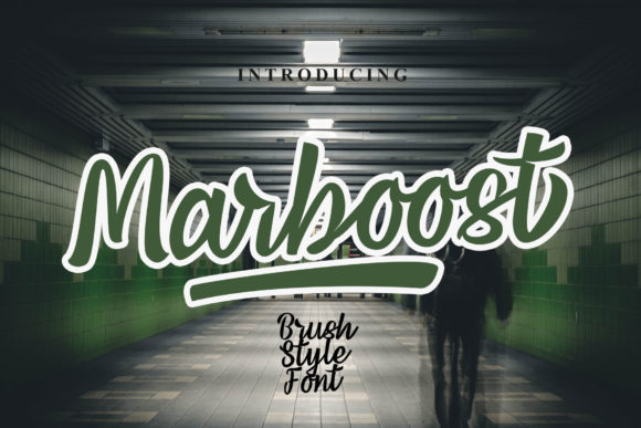 Marboost: A Bold Handwritten Font for Campaign Headlines