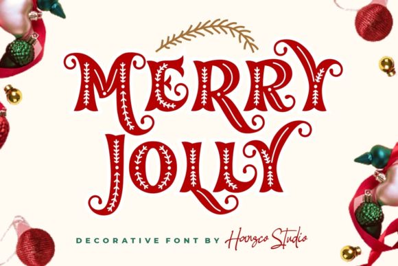 Merry Jolly: A Retro Decorative Font That Stops Scrolling