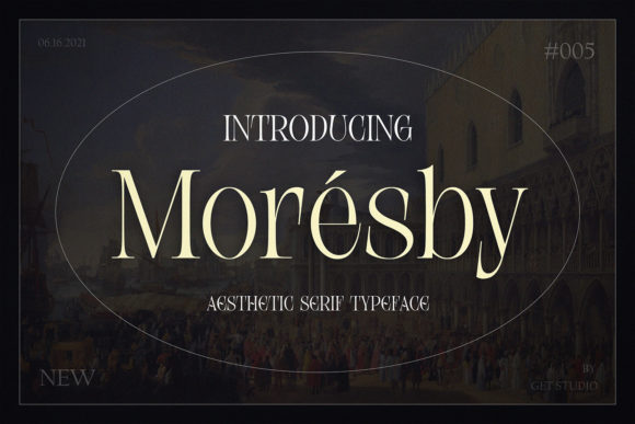 Moresby: A Sharp, Modern Serif Font for Handmade Creators