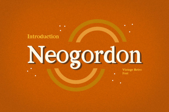 Neogordon: A Refined Serif Font for Digital Branding