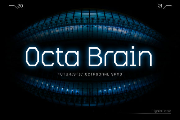 Octa Brain: A Sci-Fi Sans Serif Font That Makes Your Handmade Goods Shine