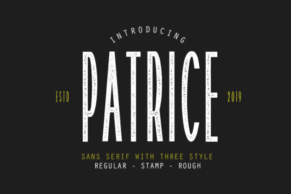Patrice: A Playful Sans Serif for Vintage-Inspired Digital Design