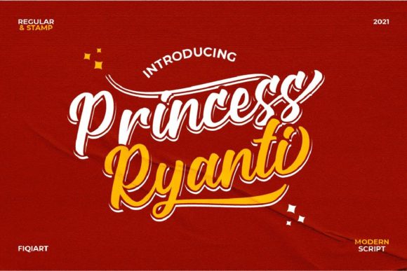 Princess Ryanti: A Bold Handwritten Font for Digital Branding