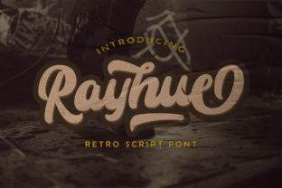 Rayhue: A Playfully Nostalgic Script Font for Thoughtful Editorial Design