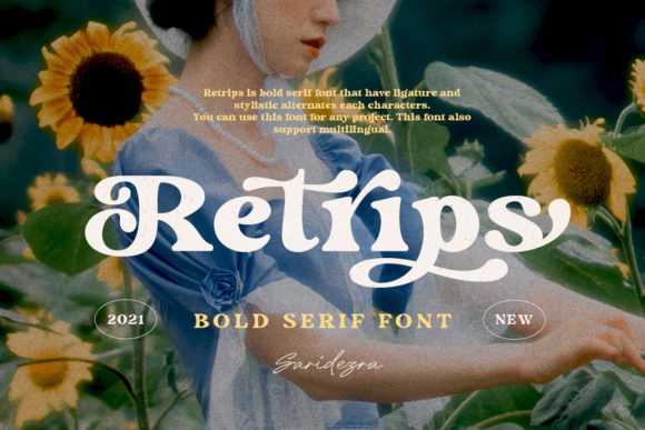 Retrips: A Playful Serif Font That Feels Like Home