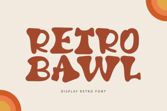 Retro Bawl: A Display Font That Anchors 90s Energy in Editorial Design
