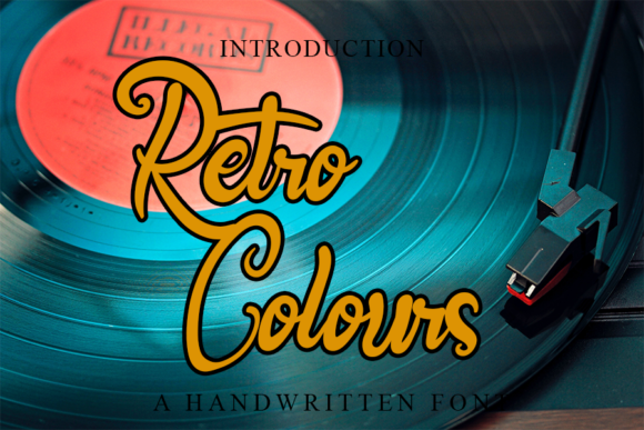 Retro Colours: A Handwritten Script Font for Editorial Warmth
