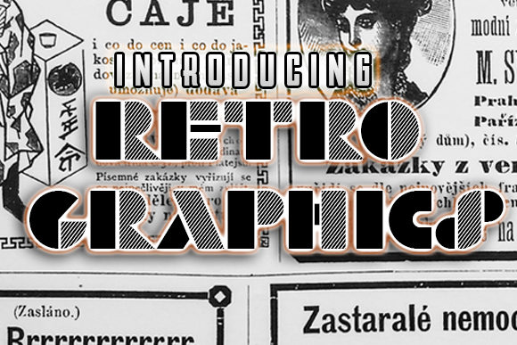 Retro Graphics: A Display Font That Makes Your Brand Instantly Memorable
