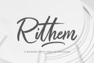 Rithem: A Handwritten Script Font with Quiet Confidence