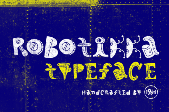 Robotikka: A Retro-Styled Decorative Font for Editorial Charm