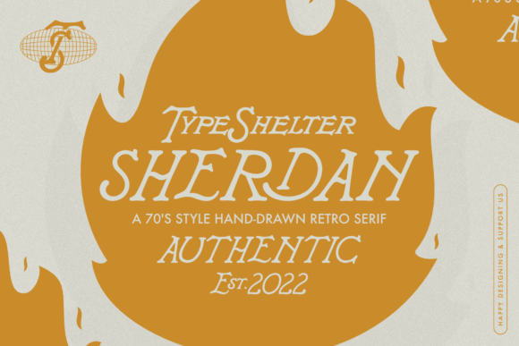 Sherdan: A Retro Serif That Elevates Your Display Typography