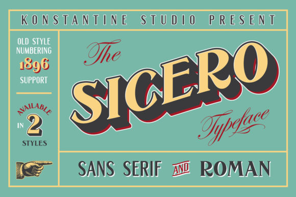 Sicero: A Bold Serif Font for Scroll-Stopping Marketing
