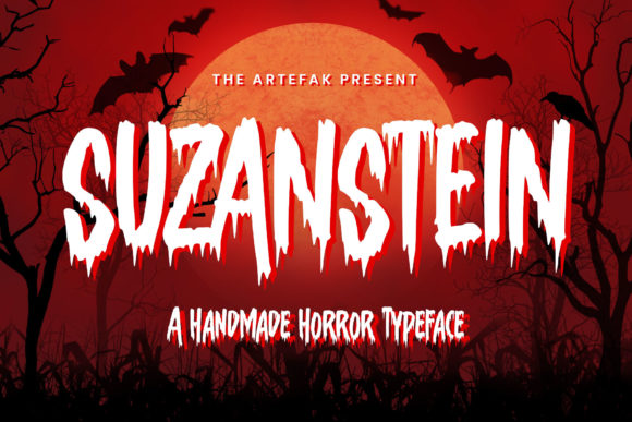 Suzanstein: A Decorative Font That Balances Horror and Elegance