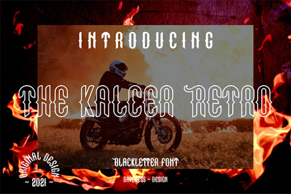 The Kalcer Retro: A Blackletter Font That Feels Like Home