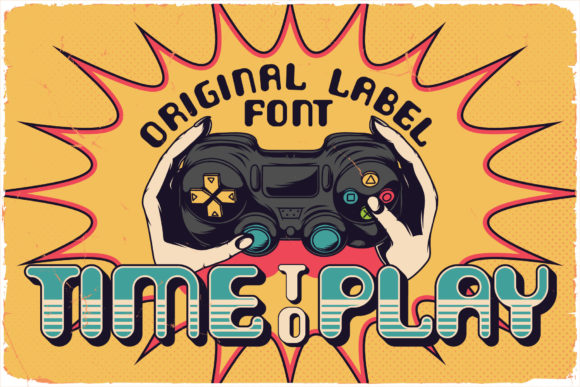 Time to Play: A Retro Display Font That Commands Attention