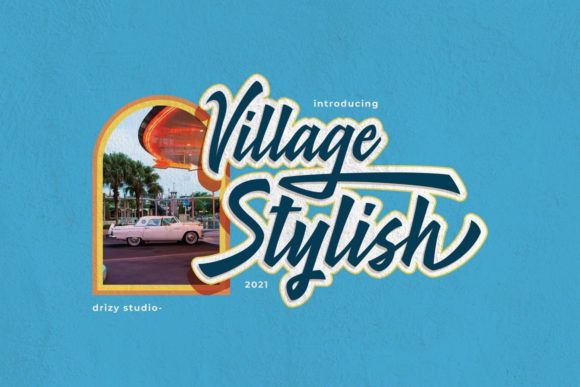 Village Stylish: A Bold Handwritten Font for Scroll-Stopping Campaigns