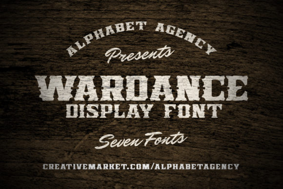 Wardance Family: A Bold Serif Font That Elevates Handmade Goods